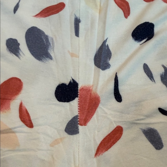 Soma Cool Nights Pajama Set Navy Scoop Neck Top Abstract Print Pants Size Large - Picture 12 of 12